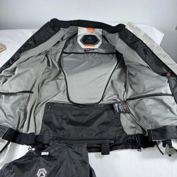 Reax Womens Motorcycle Jacket Sz L Alta Mesh w/ Riding Liner CE Level 2 armor” - Picture 5 of 7